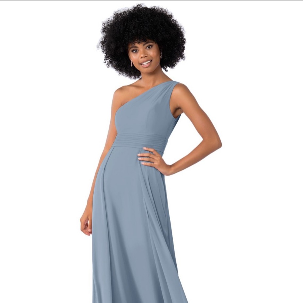 AZAZIE DALLAS Dress Size A6 Dusty Blue